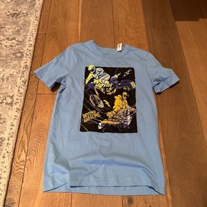 NWT Boys Shirt Size 7-8 Blue Motorcycles